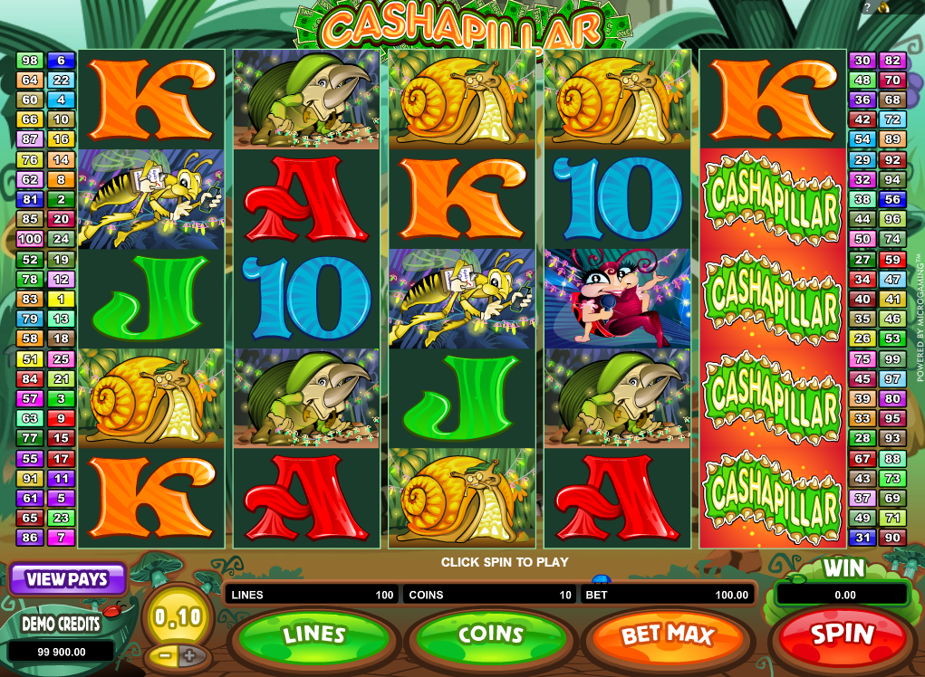 Cashapillar Top Slot Machine Online