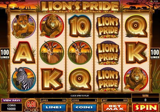 Lion's Pride Slot Real Money