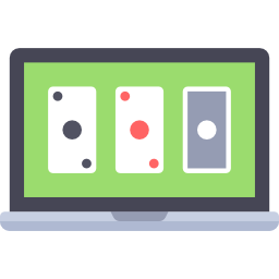 jacks or better video poker on laptop screen